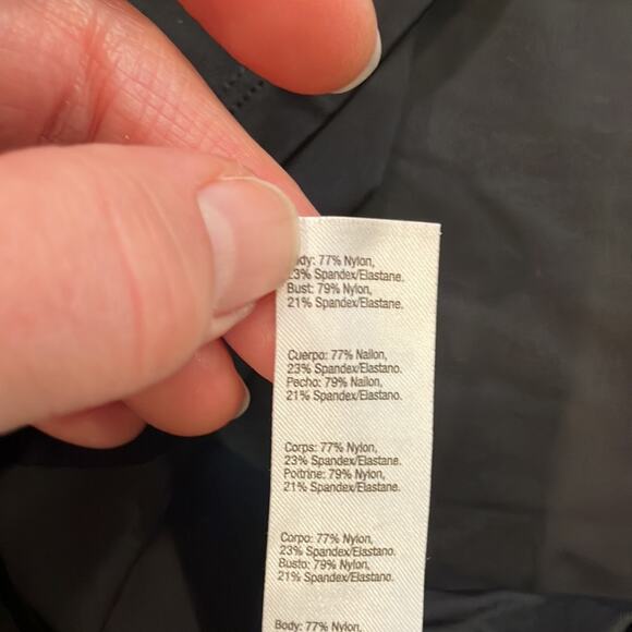 SPANX ASSETS Plus Size Black Open Bust Tummy Control Shapewear Dress 1X - Picture 8 of 9